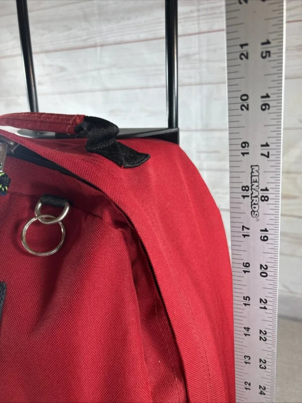 Sports Plus Olympia Red Rolling Backpack Wheeled Travel Carry-on Bag luggage